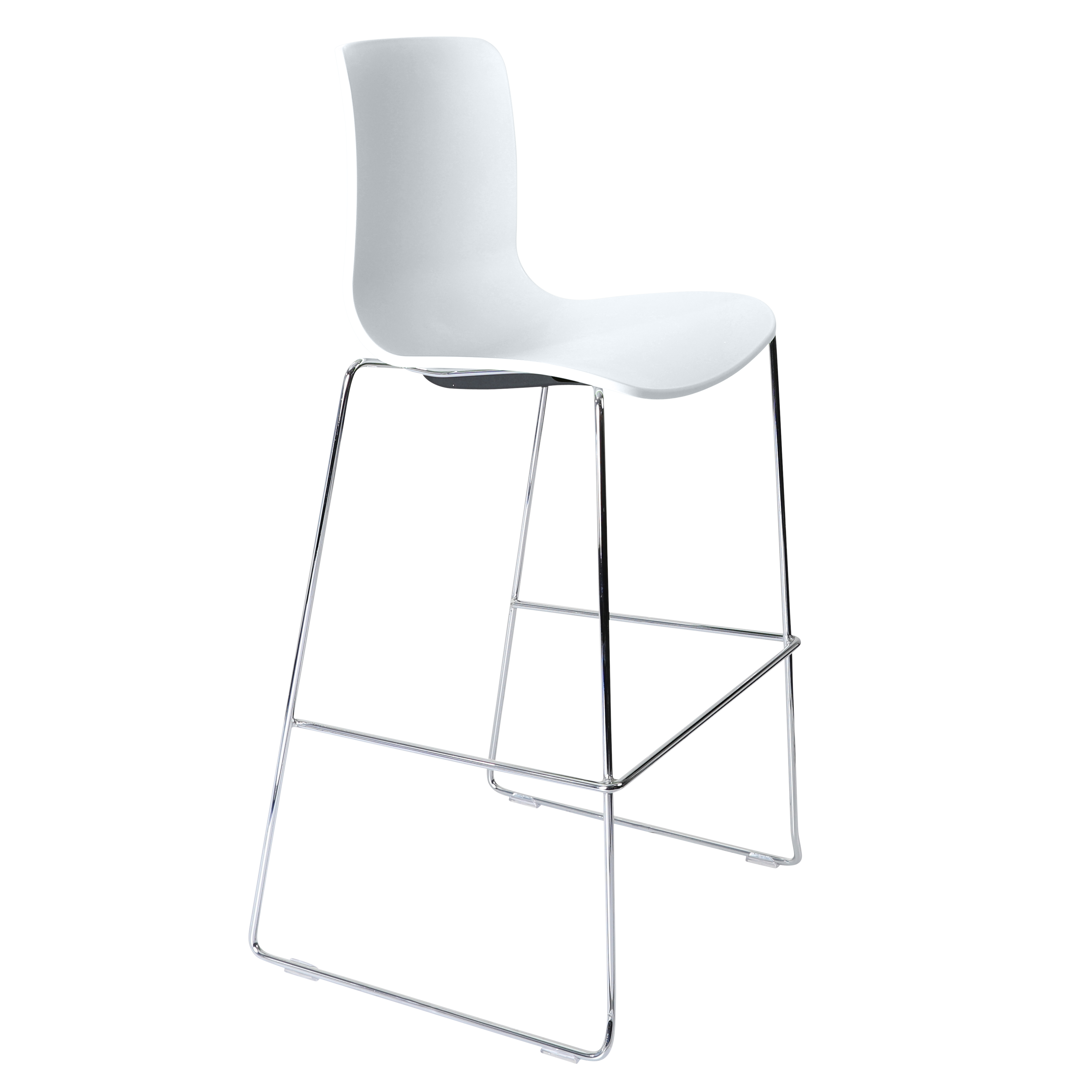 Acti Stool (White / Stool Sled Base)